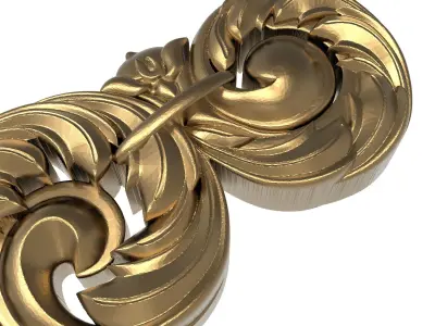  decorative pattern ready for 3D printing 3D model