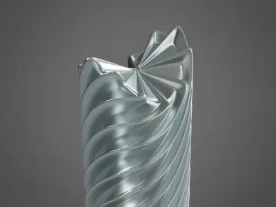 Modern Tabletop Sculpture Decor Low-poly 3D model