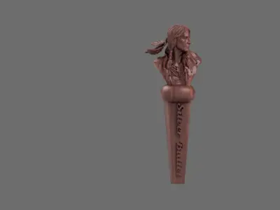 Tap - Coors Beer Tap Handle -Silver Bullet 3D print model