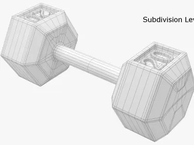 Dumbbell 2 3D model