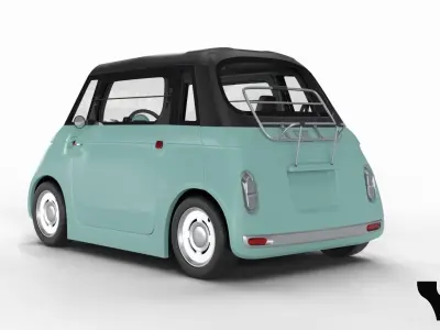 Fiat Topolino 2024 3D model