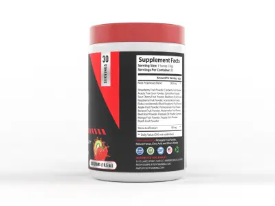 Protein Powder 3D model