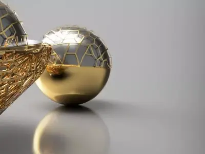 Decorative PLATE and BALLS LS design  3D model