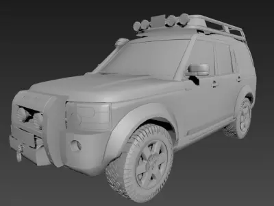 Land Rover Discovery 3 G4 Low-poly 3D model