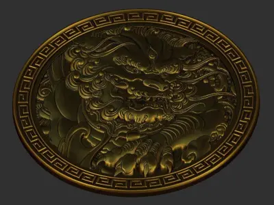 foo dog 3D print model