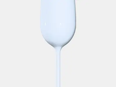 STORSINT Champagne glass Low-poly 3D model