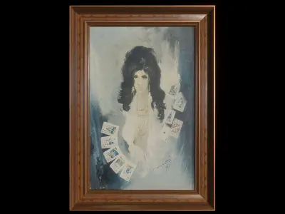 Madam Nizma Oil Painting 3D model