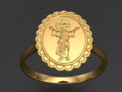 ANILLO DIVINO NINO 3D print model