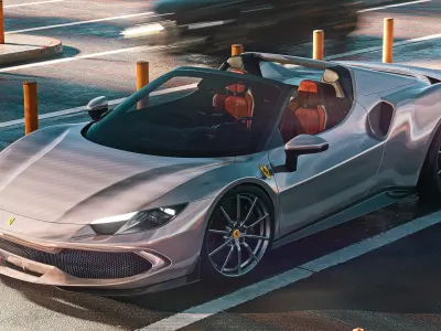 ferrari 296gts 3D model