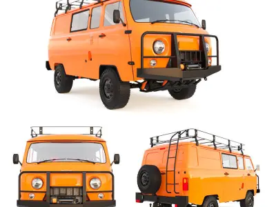 UAZ SGR EXPEDITION VAN 3D model