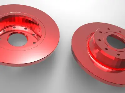 Braking disk Free 3D model