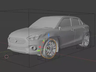 Car rig 3d model 3D model