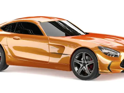 Mercedes AMG GT 3D model