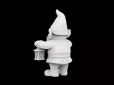 Garden Gnome Statue 3D Print Model 3D print model