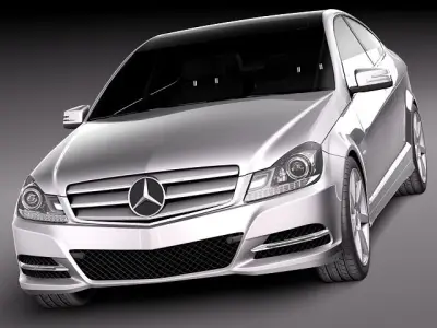 Mercedes-Benz C coupe 2 3D model
