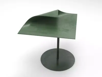 Leaffy Side Table Low-poly 3D model