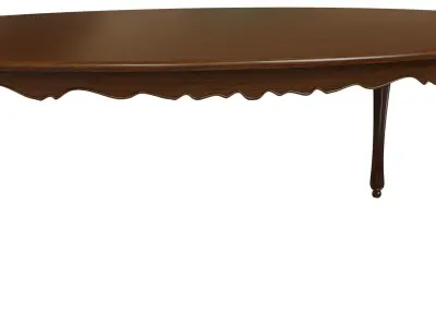 Classic wood table 2400 3D model