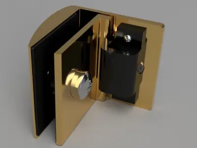GH-450 Inset Hinge Free 3D model