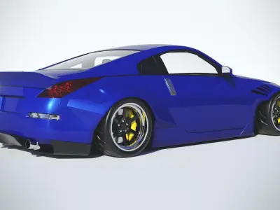 Nissan 350z Rocket bunny 3D model