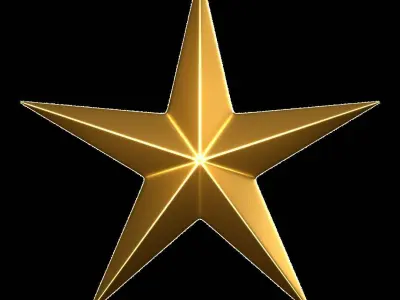 Christmas Star 3D Model 3D model