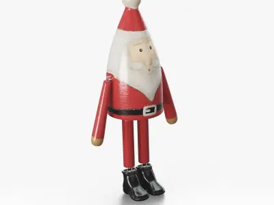 Santa ornament 3D model
