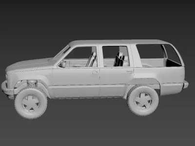 GMC Yukon 1999  3D print model