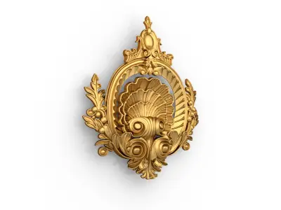 carved classic decorative ornament cnc 3d printing stl 03 3D model