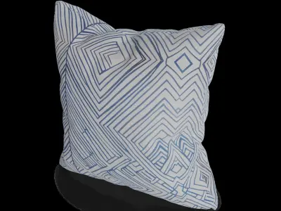 Home decorations Decorative Pillow Low-poly 3D model