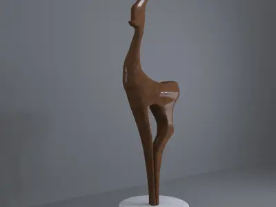 Deer Decoration Object 3D model