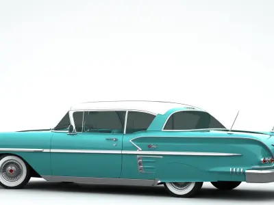 Chevrolet Impala Coupe 1958 3D model