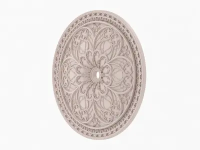 Classic Ceiling Medallion 64 3D model