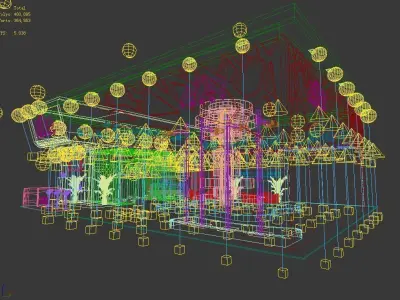 Exhibition - Area - 14X11-3DMAX2009-017 3D model