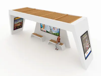 BUS STATION 6 3D model