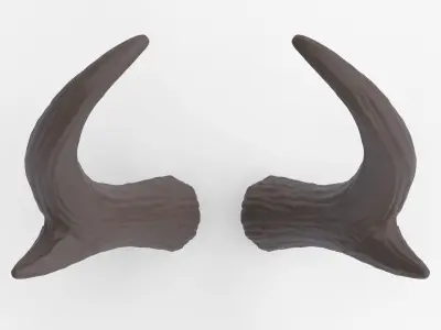 Pronghorn Horns - Sage 3D print model