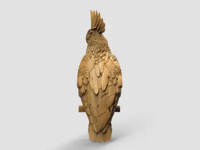 parrot 3D print model