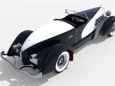 Duesenberg sj 3D model