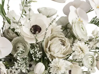 Flower In Vase 82 3D model