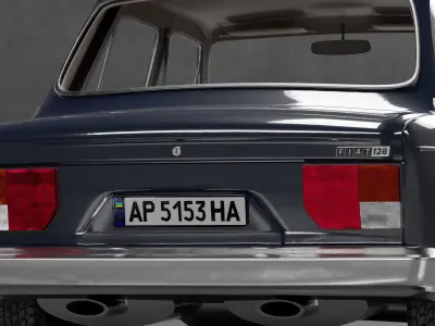 Fiat 128 1976 3D Model 3D model