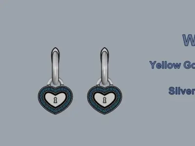 Earrings 06 3D print model