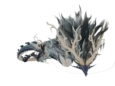 Ancient Dragon  Low-poly 3D model purchase