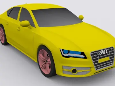Audi s7 car 3D model