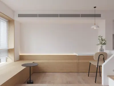 Modern apartment interior scenes  3D model