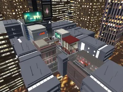 World for VRC City 3D model