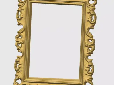 Decorative Picture Frame 02  Modern Design for 3D Printing 3D print model