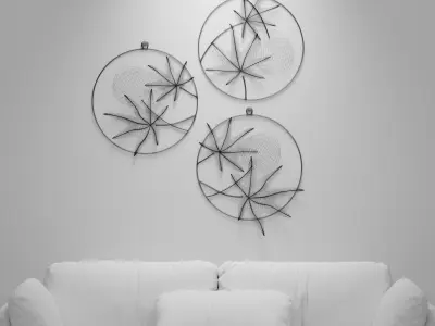 Wall Decor Low-poly 3D model