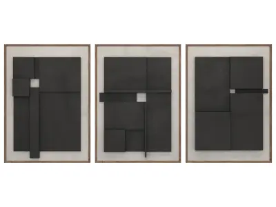 Art frame-set 002 3D model