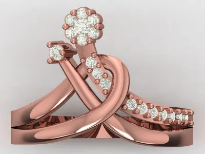Engagement Ring Free 3D print model get