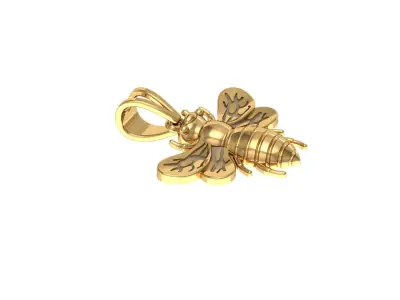 honey bee pendant 3D print model