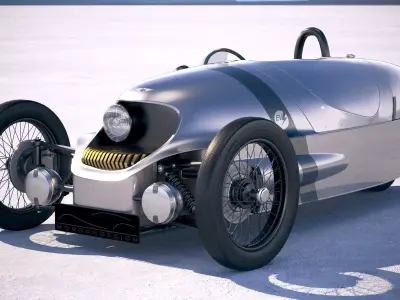 Morgan 3 Wheeler EV3 2018 3D model
