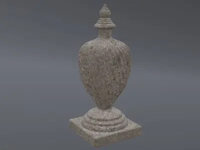 Decorative Stone Finial 3D print model